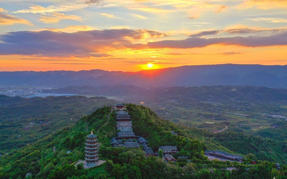 健康长寿平安风景图片