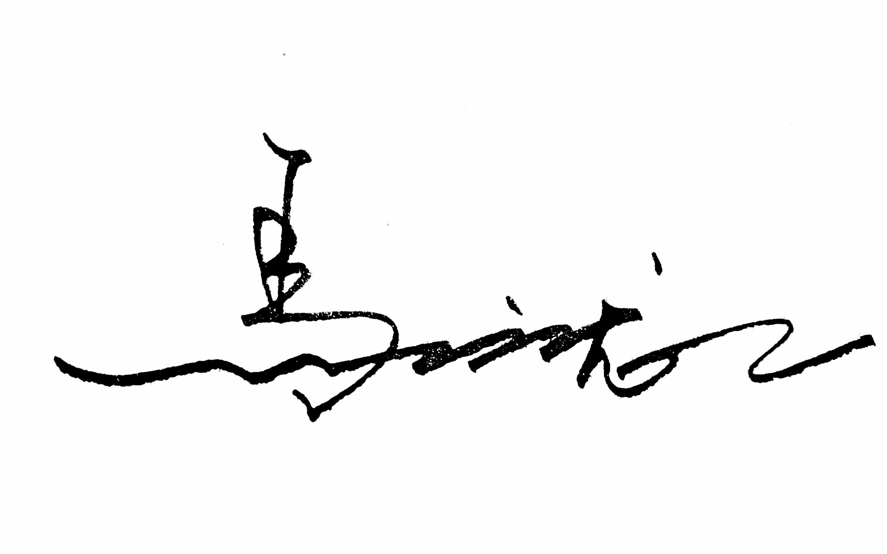 马字连笔签名简单图片
