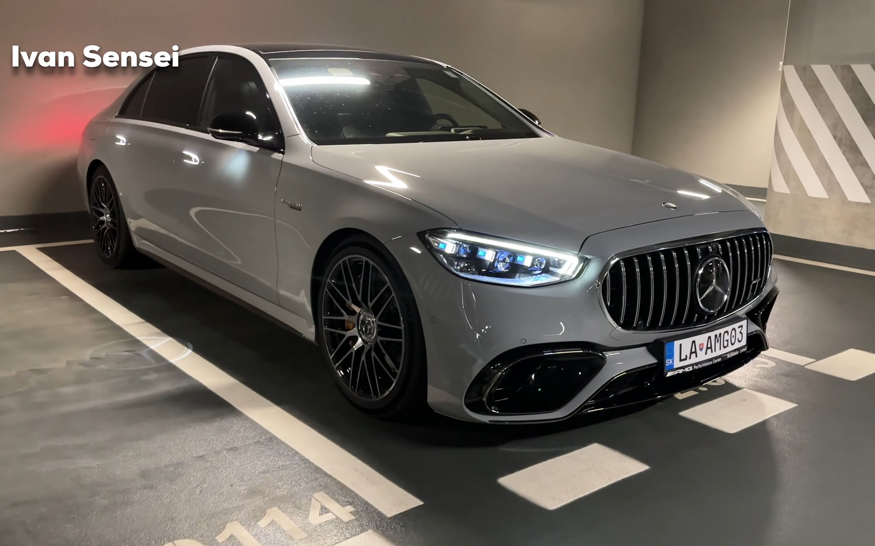 海外 2024 梅赛德斯 amg s63 800p马力 全新 v8 声音 夜间 pov 第一