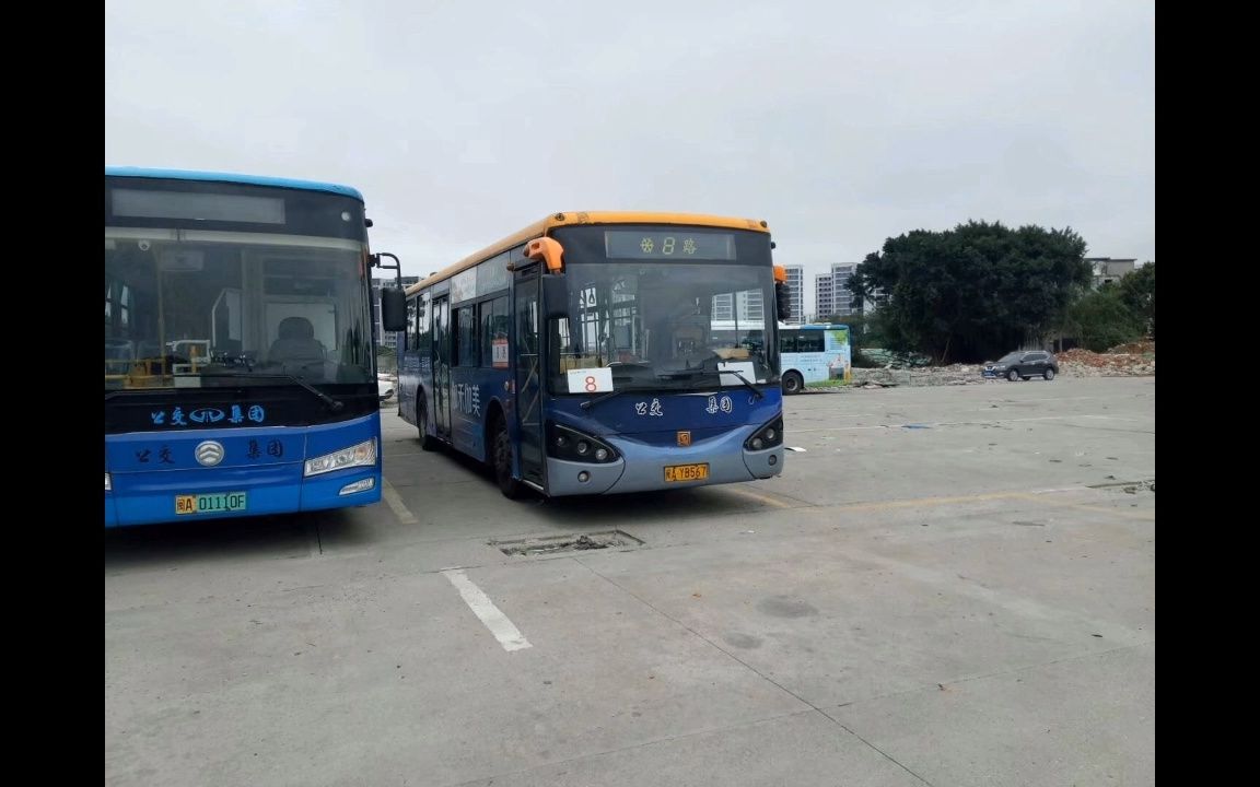 老戴纪念福州最后的申沃客车福州8路公交车