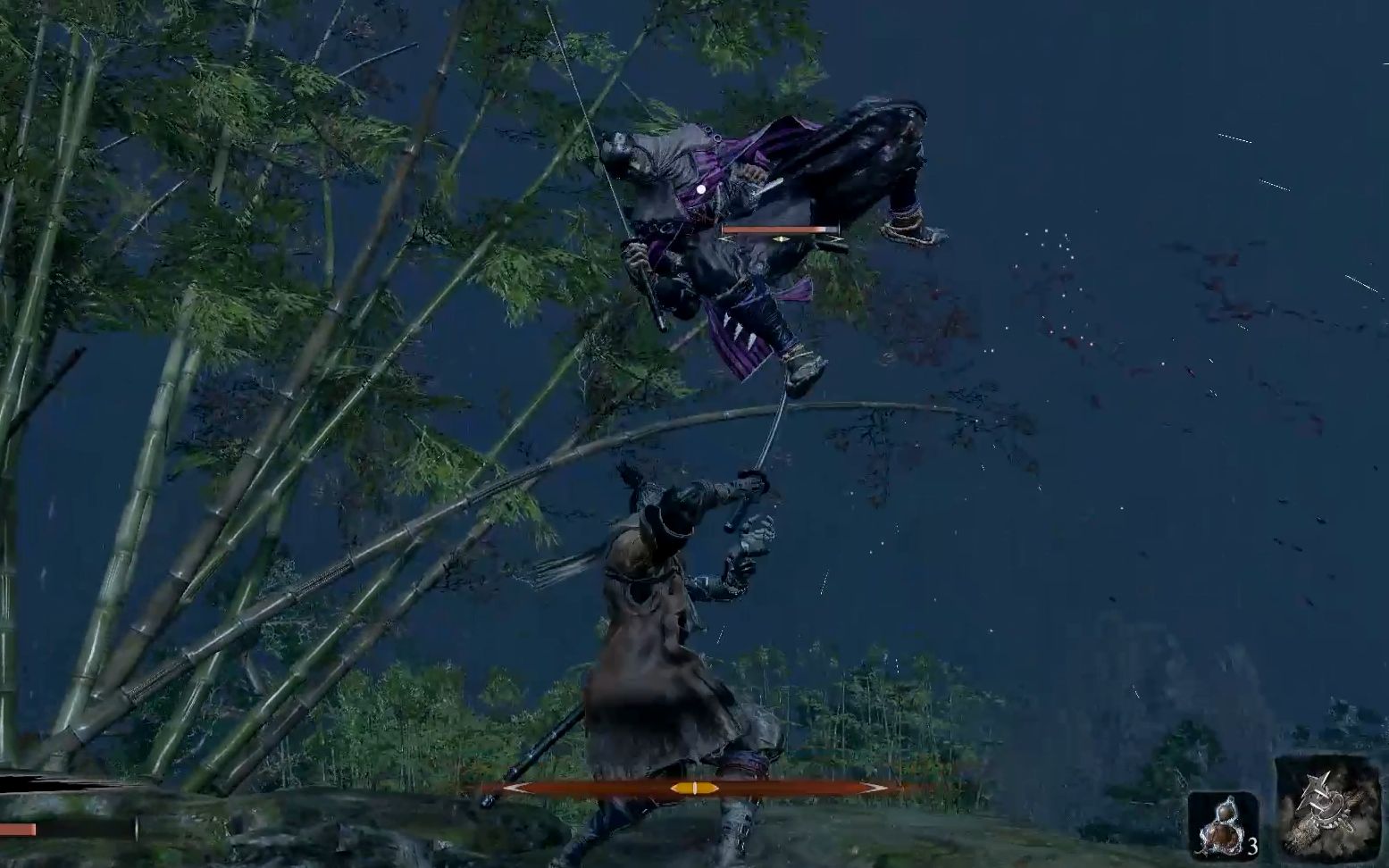 mrrscience只狼精英怪竹林坡三重塔紫衣忍者攻略向字幕解说附彩蛋第3