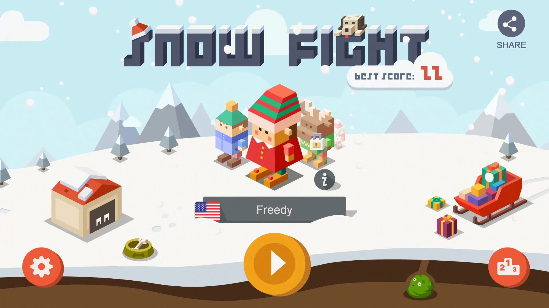 [图]冰雪大作战(SnowFight Go)-多人在线实时对战！！