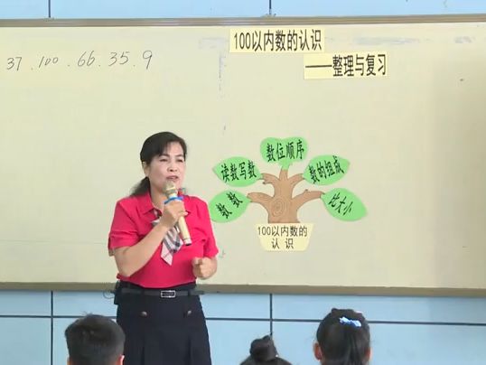 [图]【有完整视频】部编人教版小学数学一年级下册《100以内的加法和减法（一）整理和复习》优质课视频，广西