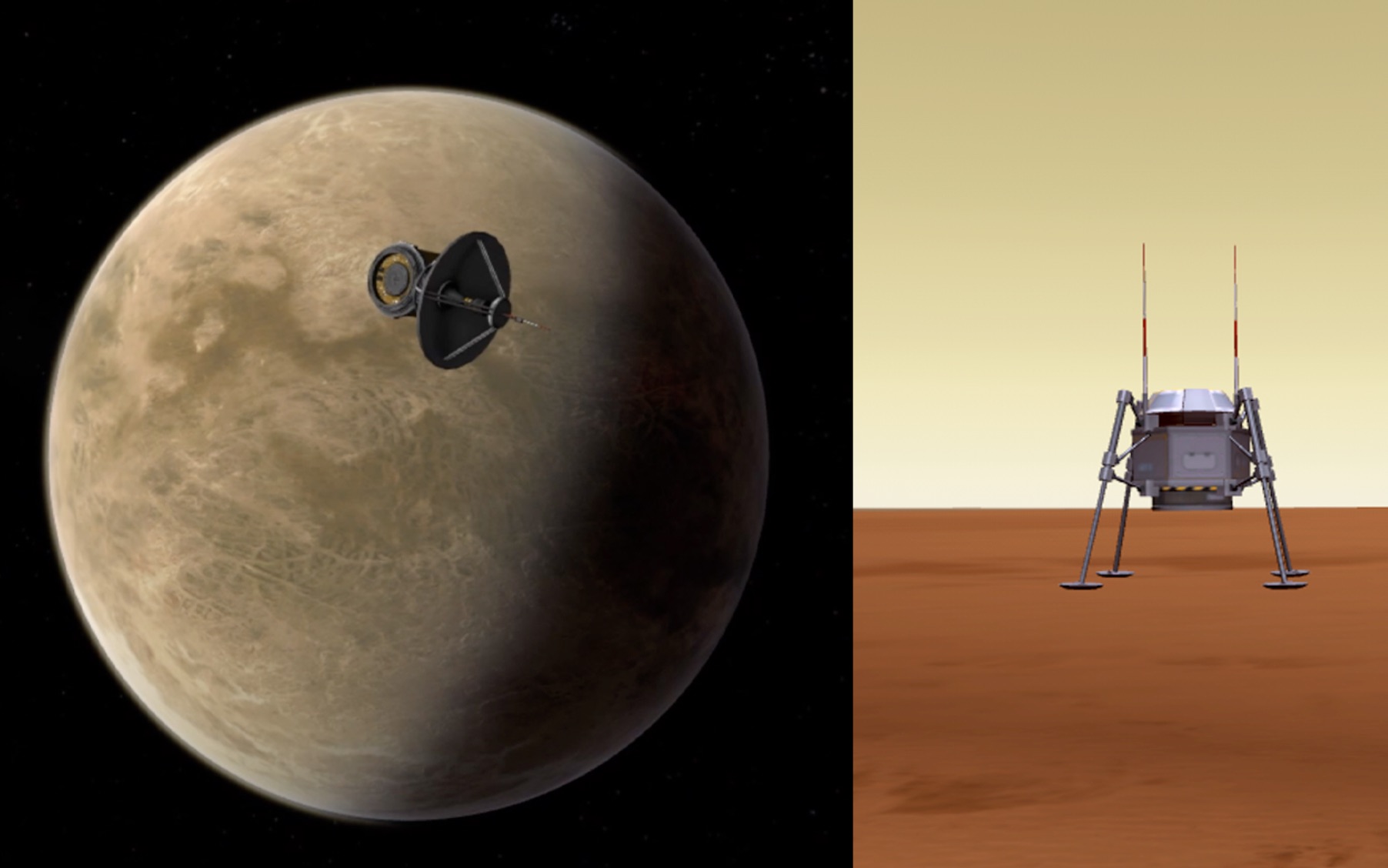 【坎巴拉太空计划】发射小型探测器着陆泰坦(土卫六)(rss ro)_单机