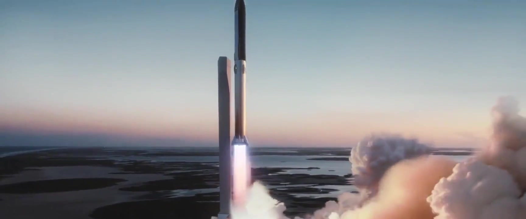 SpaceX“2019款BFR”CG演示视频发射 着陆 在轨加注哔哩哔哩bilibili