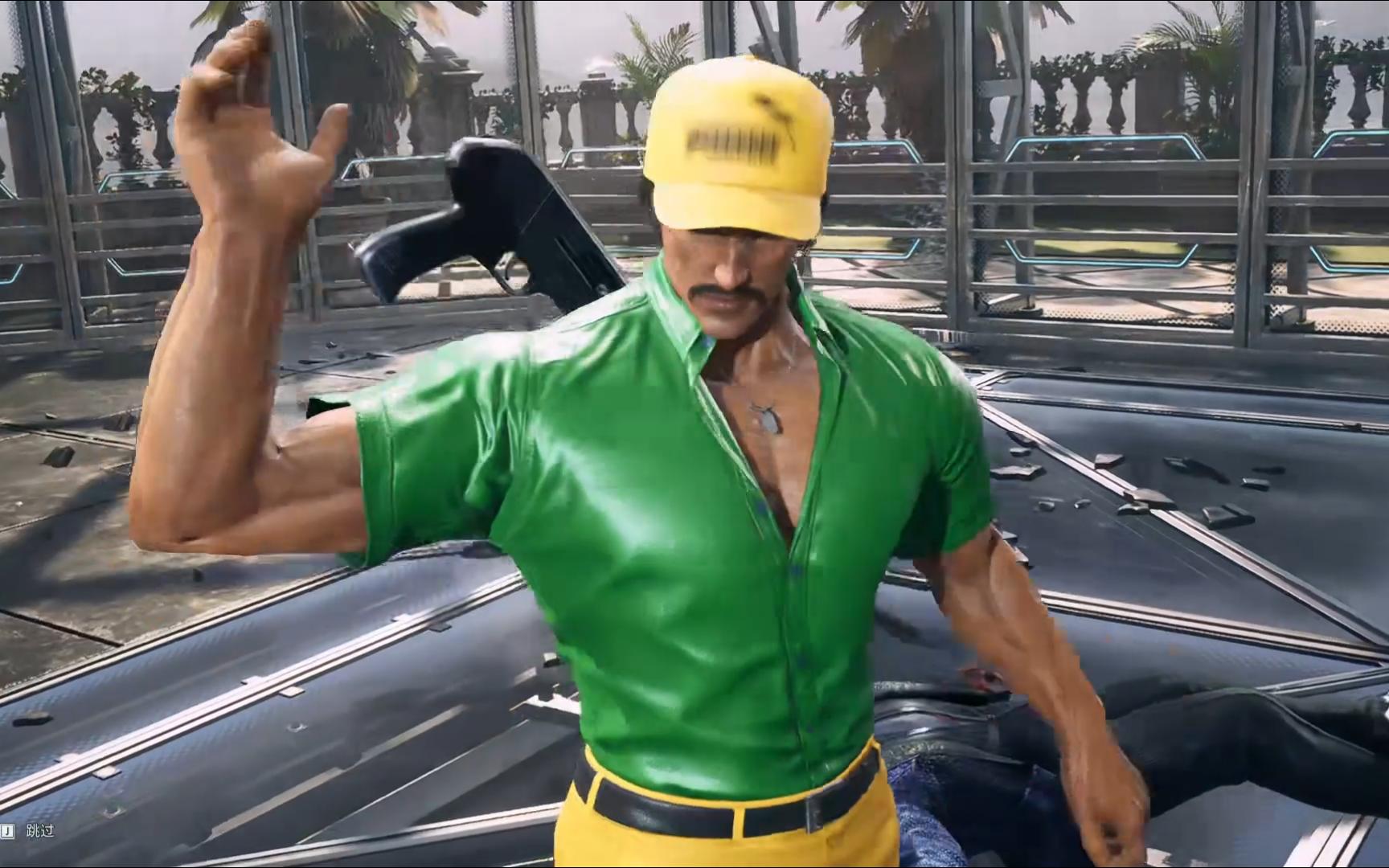 沙欣化身恐龙快打黄帽哥