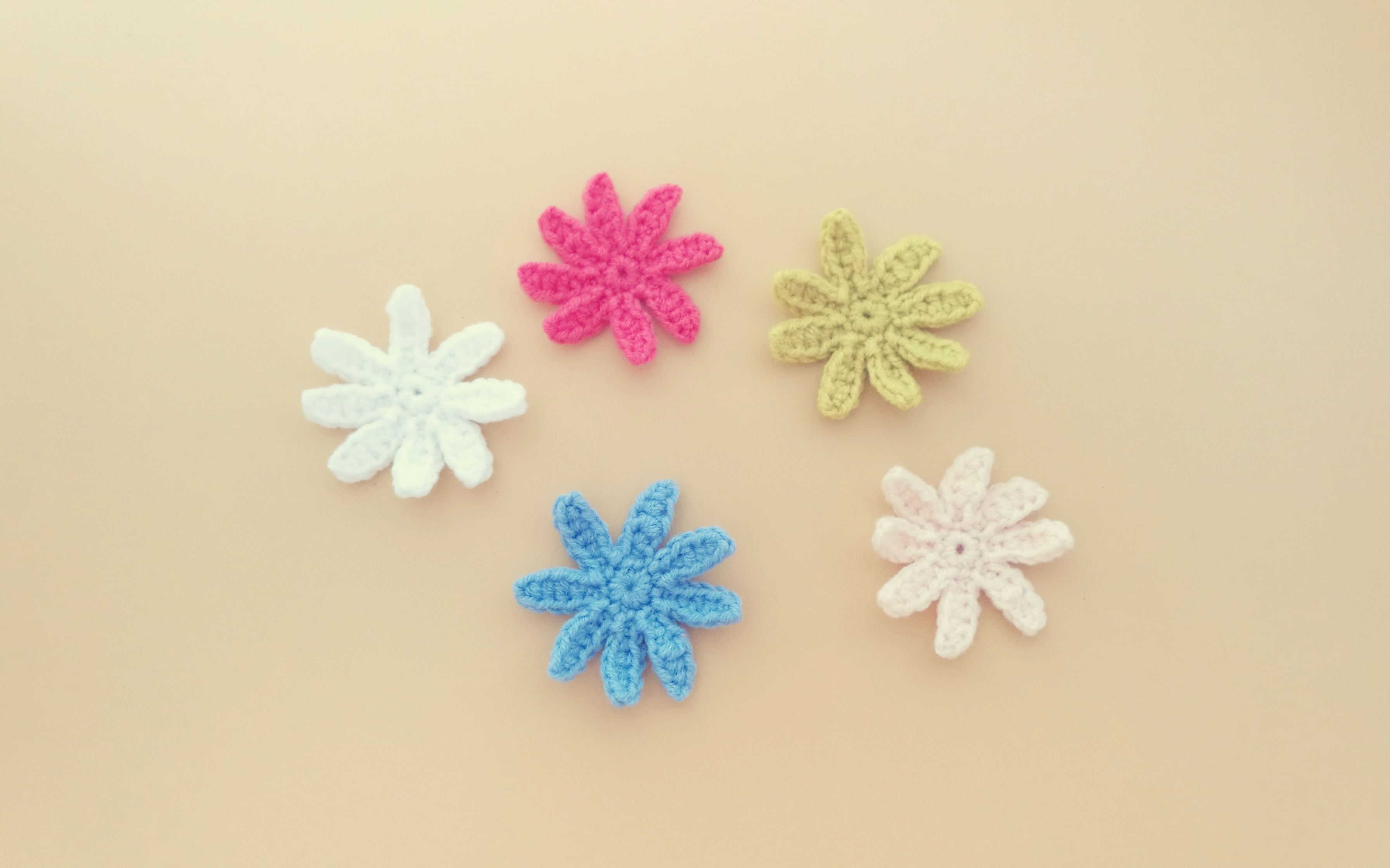 新手入门基础学习手工钩针编织 装饰配件八角花钩织方法 视频教程