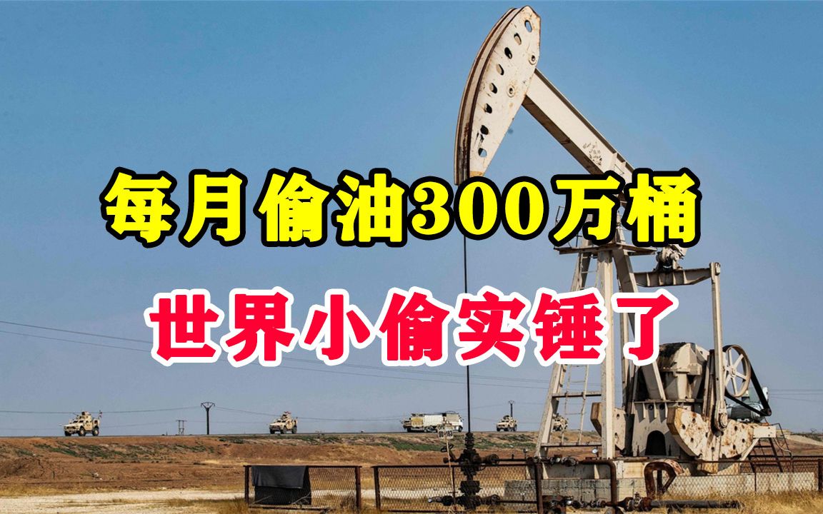 每月偷油300万桶!
