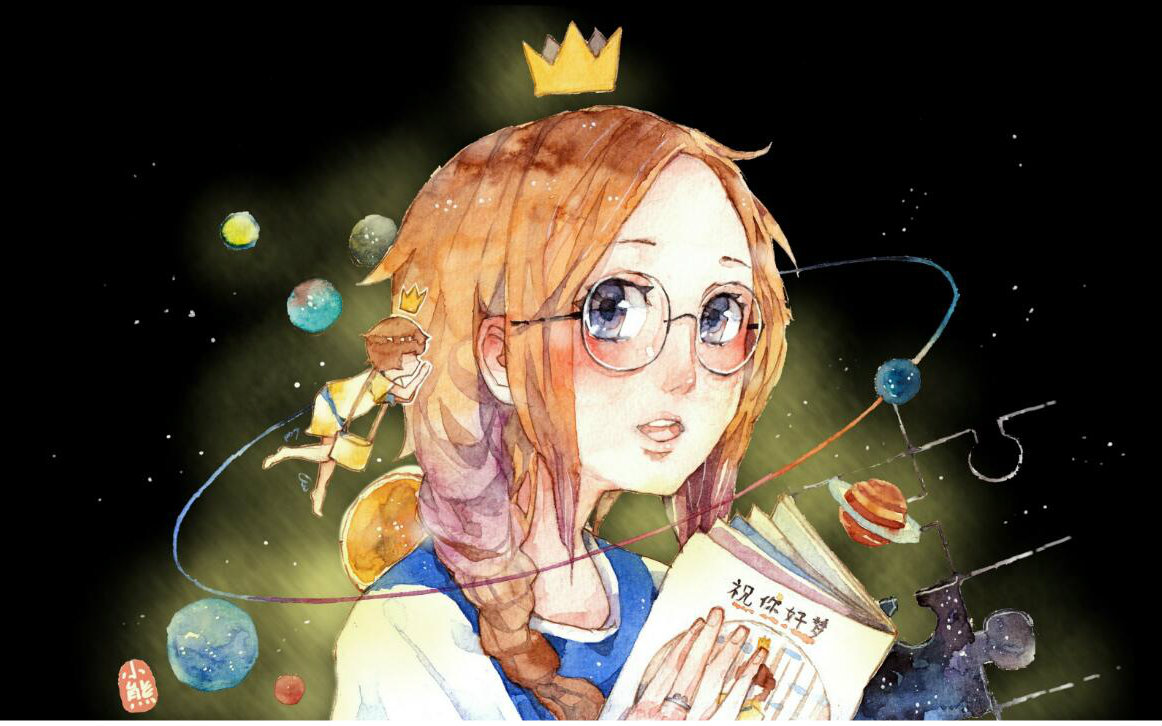 手绘get新技能吧画个小姐姐0799ω99小熊绅士水彩第104期