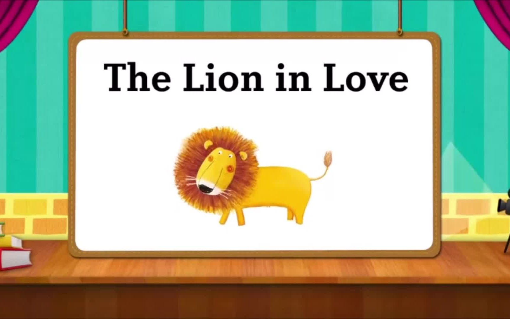 kidsclassicreaderslevel1thelioninlove兒童英語有聲繪本故事伊索