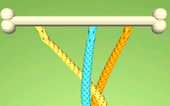 三根绳子解了好久