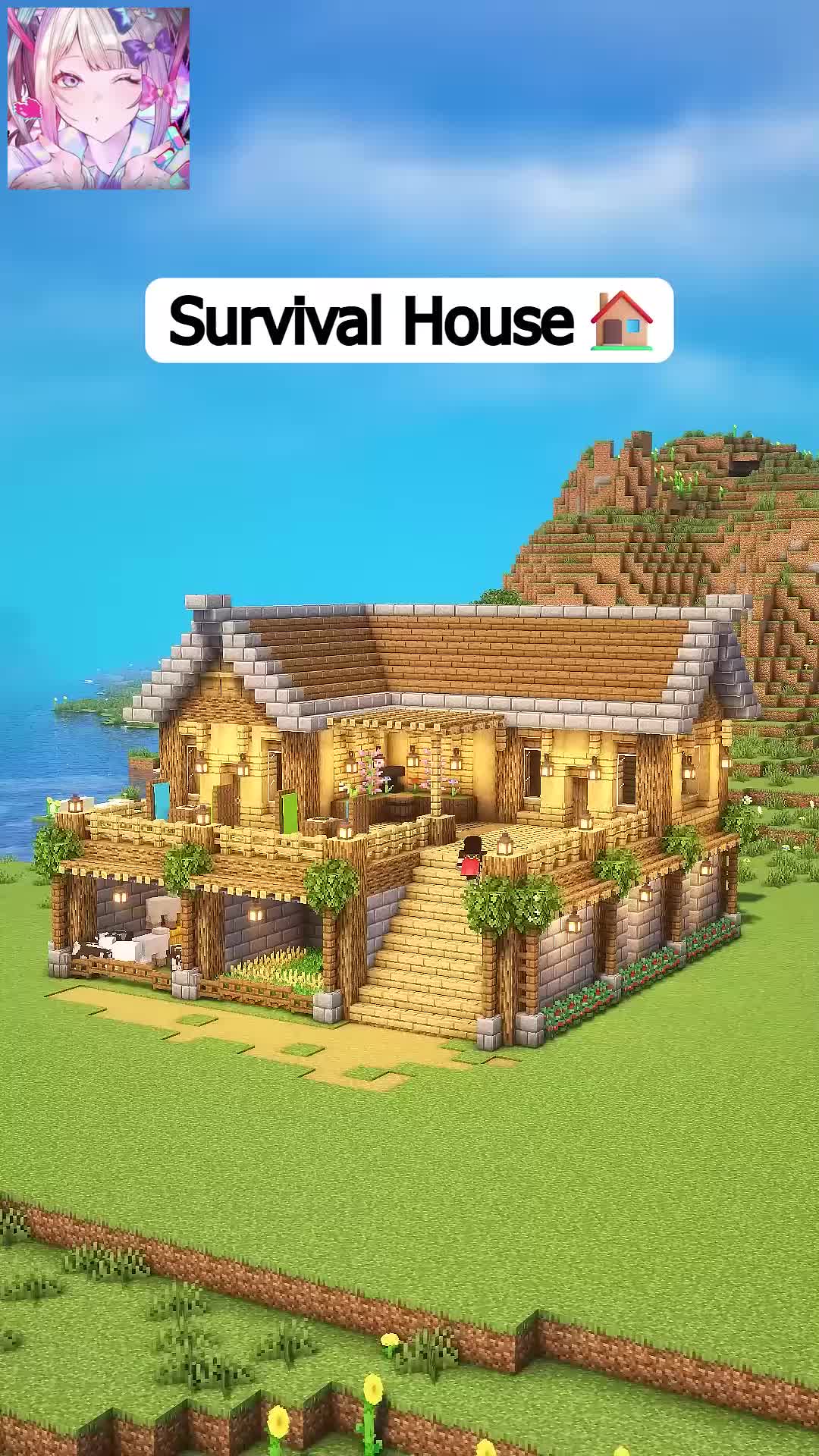 我的世界建筑 终极生存小屋