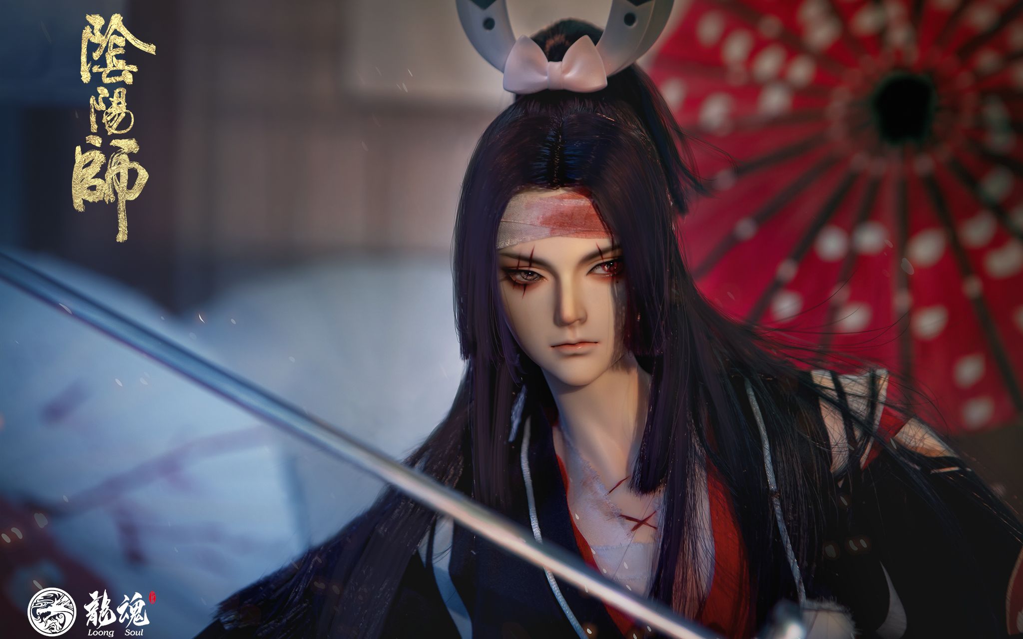 阴阳师x龙魂联动款鬼切bjd制作视频送上