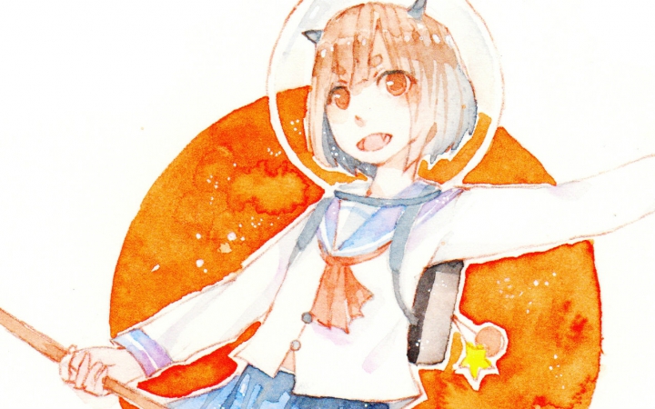 【手绘】听说又是毕业季,那我画一个小*魔【小熊绅士绘画】第六十四期