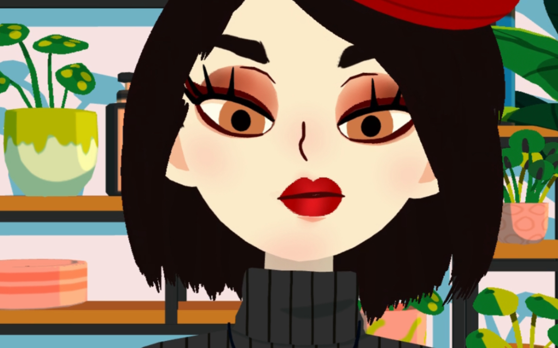 【hair salon 4】高冷红唇御姐_单机游戏热门视频