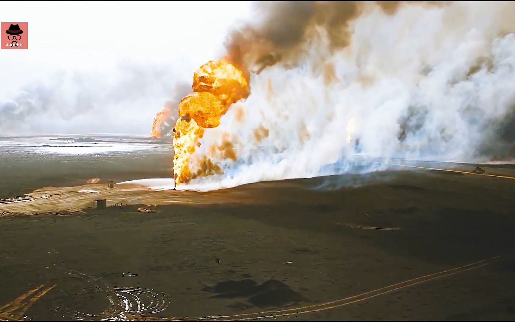 实拍中东油井大火,727个油井燃烧320天,每天烧掉70万吨石油_哔哩哔哩