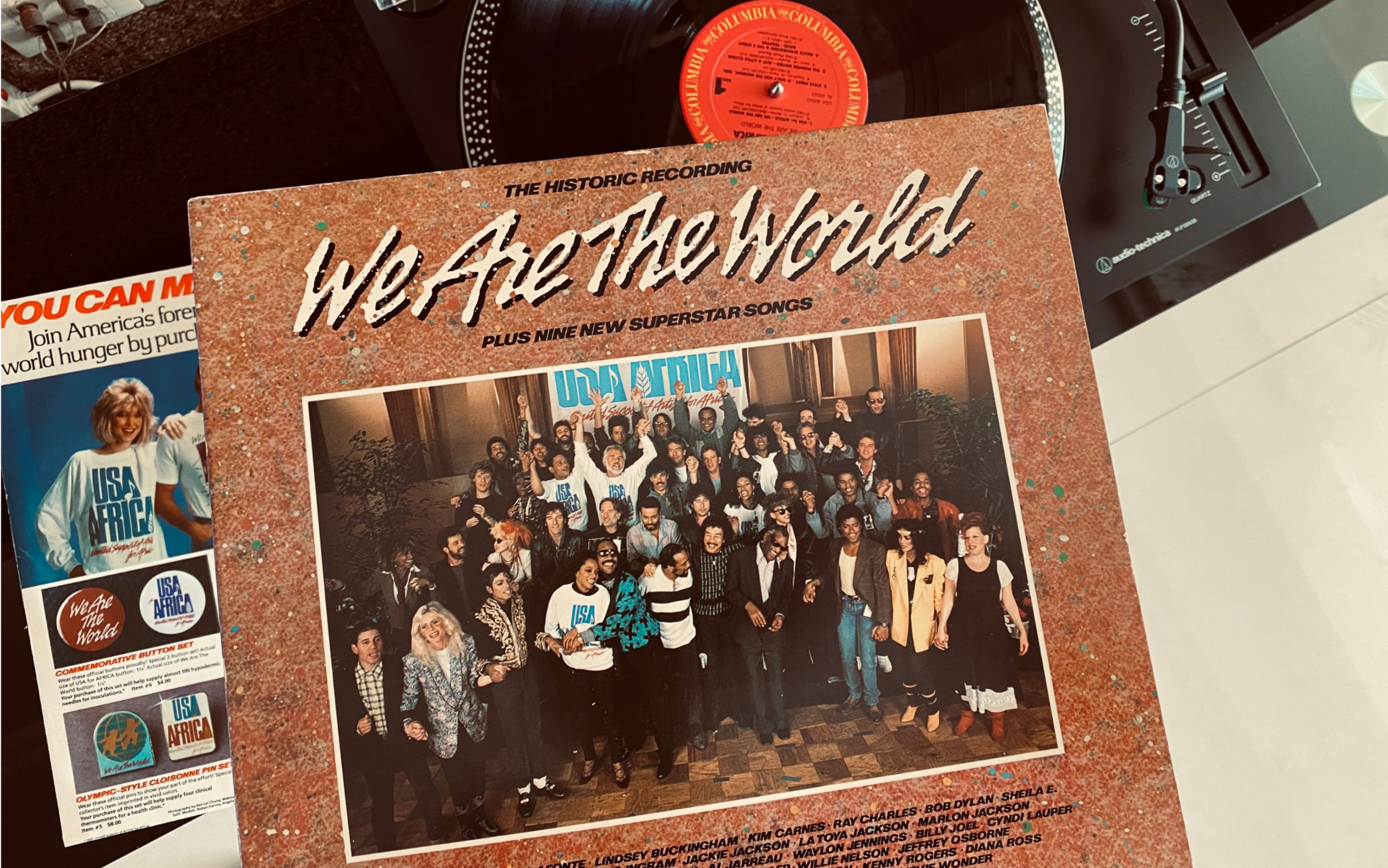 黑胶试听we are the world,1985年的声音.