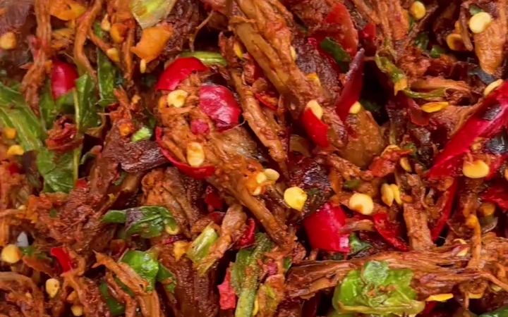 【美食】柠檬干巴丝