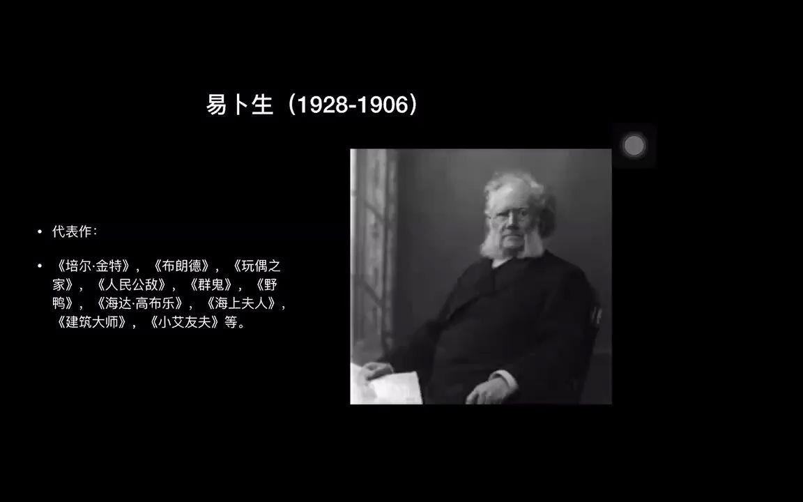 《“戏剧构作与演变”系列讲座三: 现实主义戏剧的诞生——易卜生,契诃夫,斯特林堡》 ——潘喆哔哩哔哩bilibili