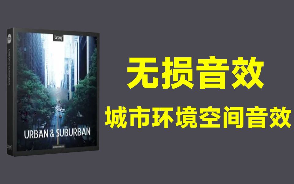 【无损音效】城市环境音效合集,含交通工具、广播、鸟类、警报器、施工、汽车喇叭等音效哔哩哔哩bilibili