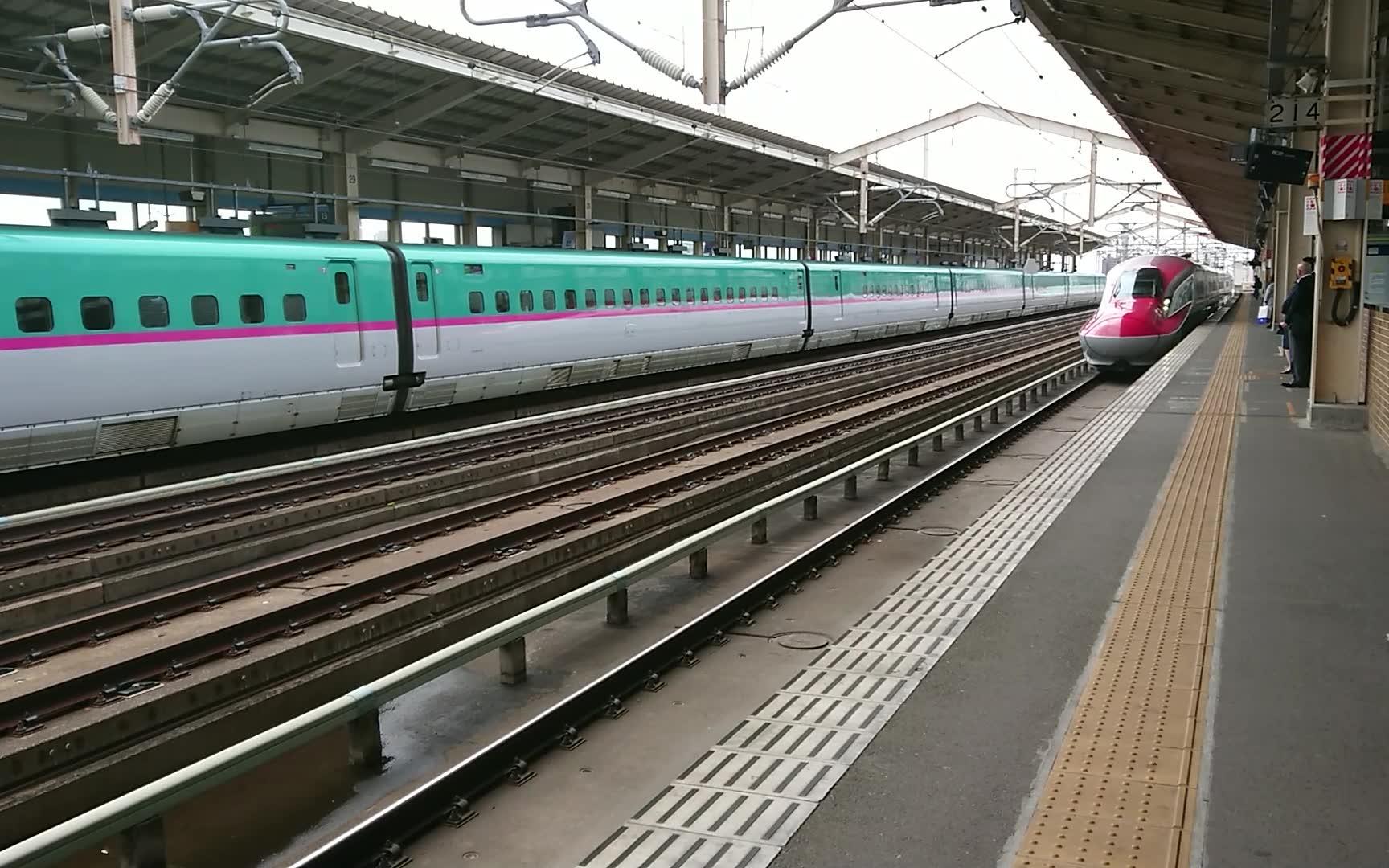 新干线e6系进站