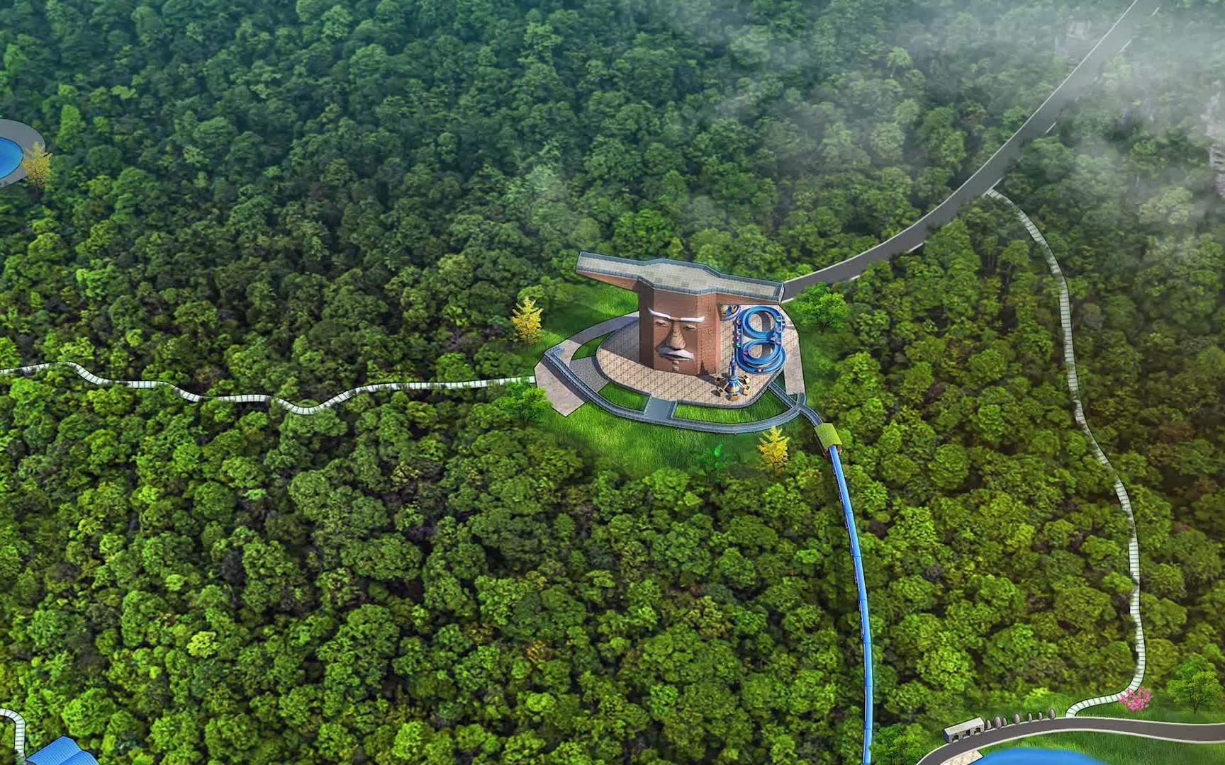 三维(3d)景区智慧导游,导览图-2020-02