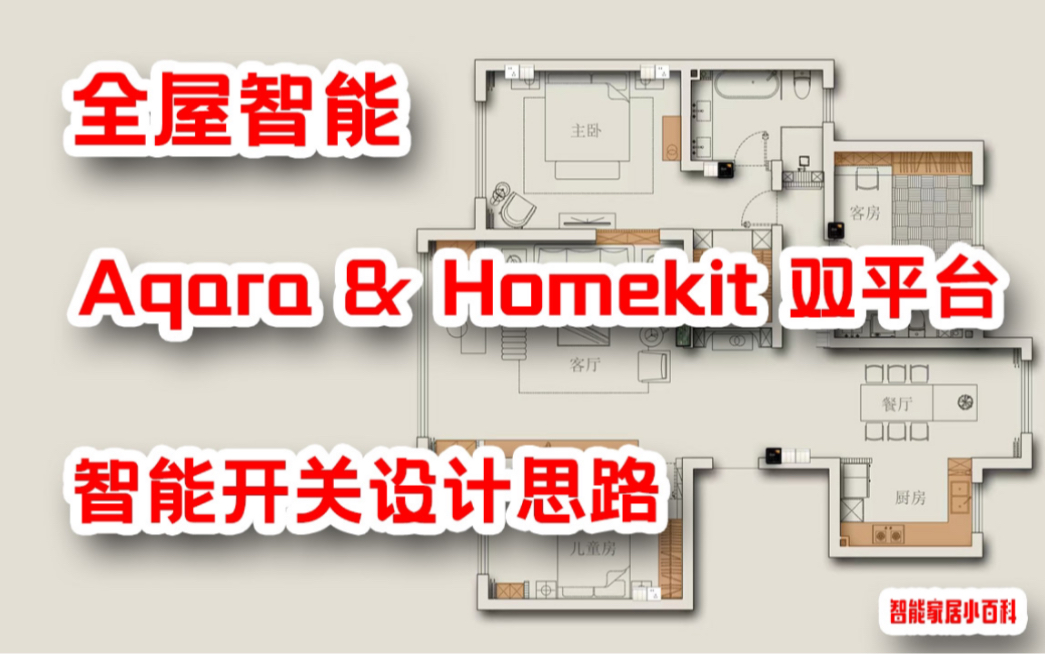 Aqara&Homekit双平台智能家居设计案例,智能开关功能设计分享!哔哩哔哩bilibili