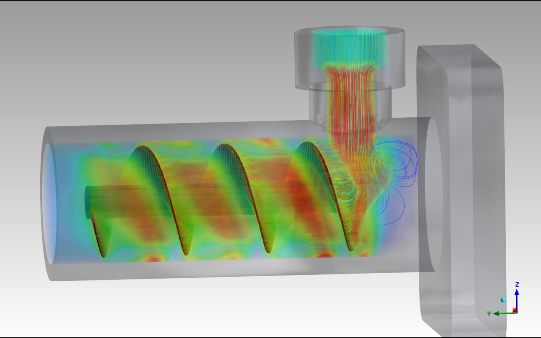 ansys fluent 螺旋泵内流场CFD,动网格+UDF，VOF多相流 - 哔哩哔哩