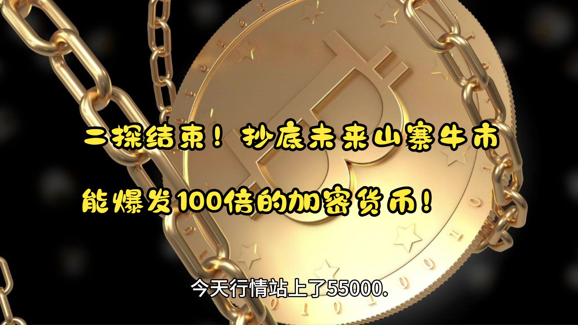 二探结束!抄底未来山寨牛市能爆发100倍的加密货币!哔哩哔哩bilibili