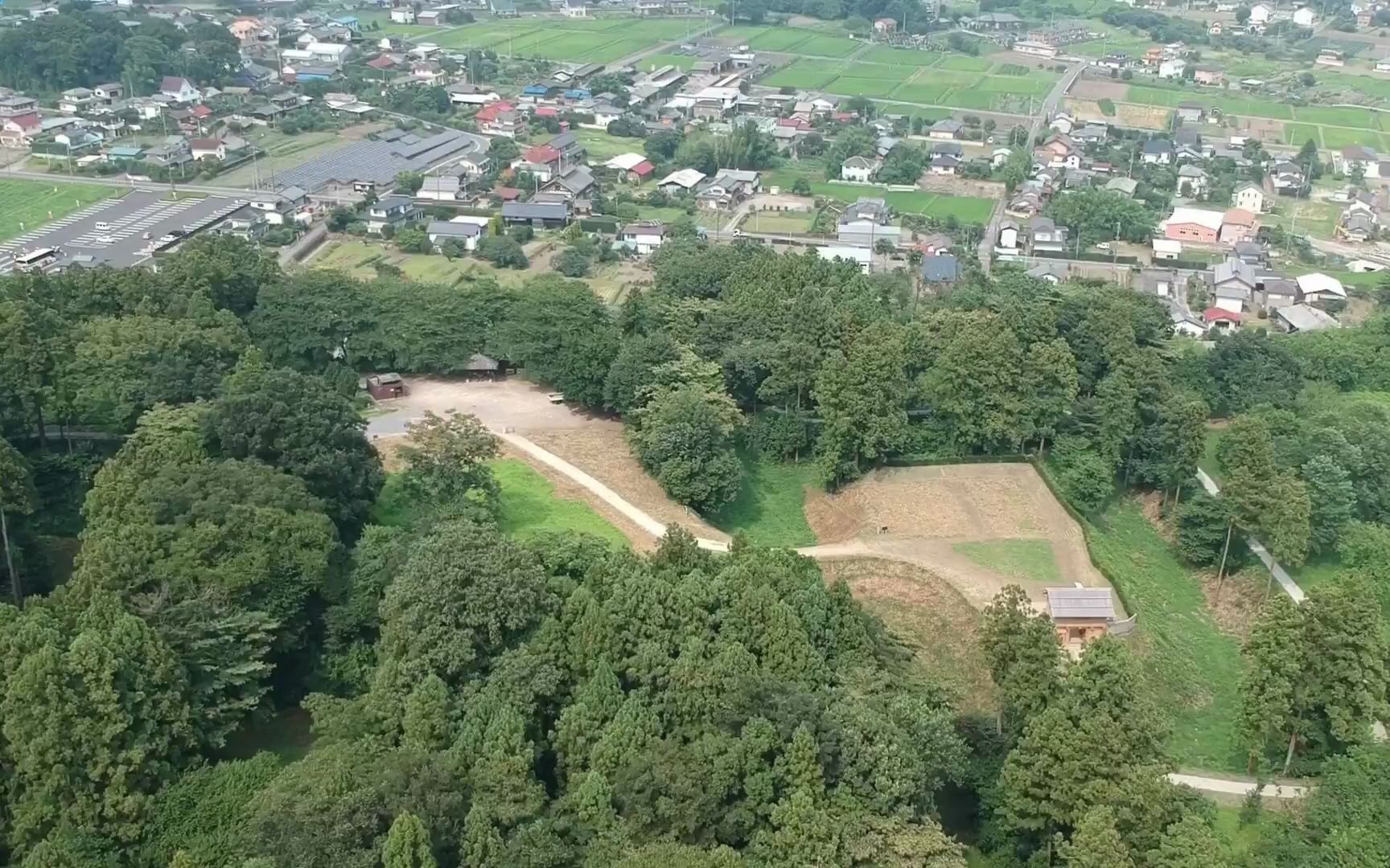 「箕轮城」航拍_哔哩哔哩 (゜-゜)つロ 干杯~-bilibili