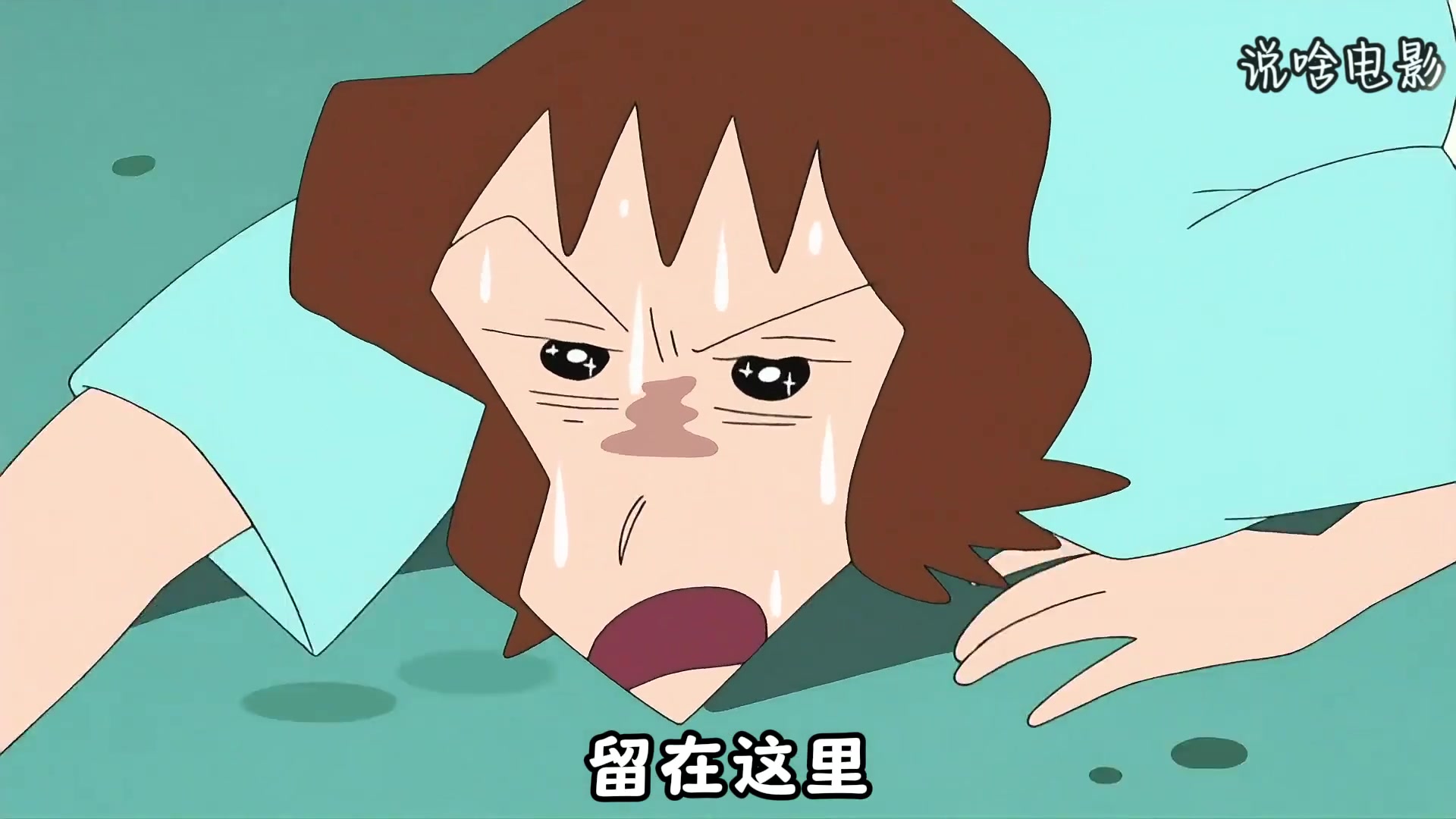 蜡笔小新美食篇 美冴好不容易舍得买的整颗西瓜,结果竟被小新转手送人