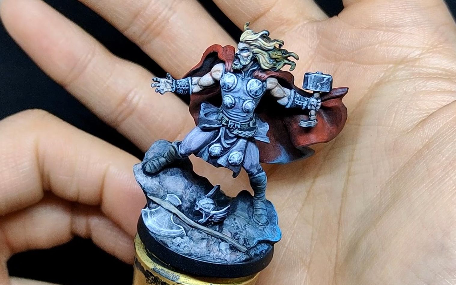 【黑色噩魔-涂装】《漫威丧尸》雷神 随拍