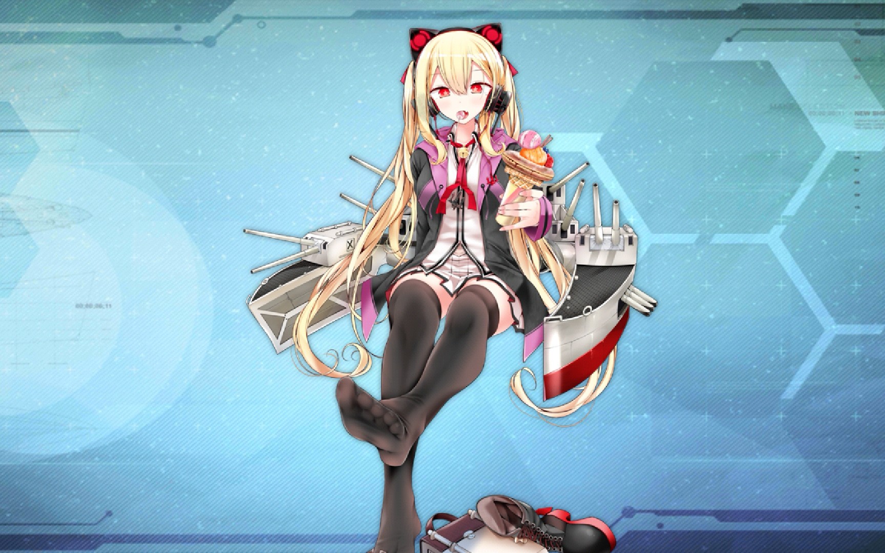 《碧蓝航线》头铁110连!康克德 泽西,全出!顺带一个楙!