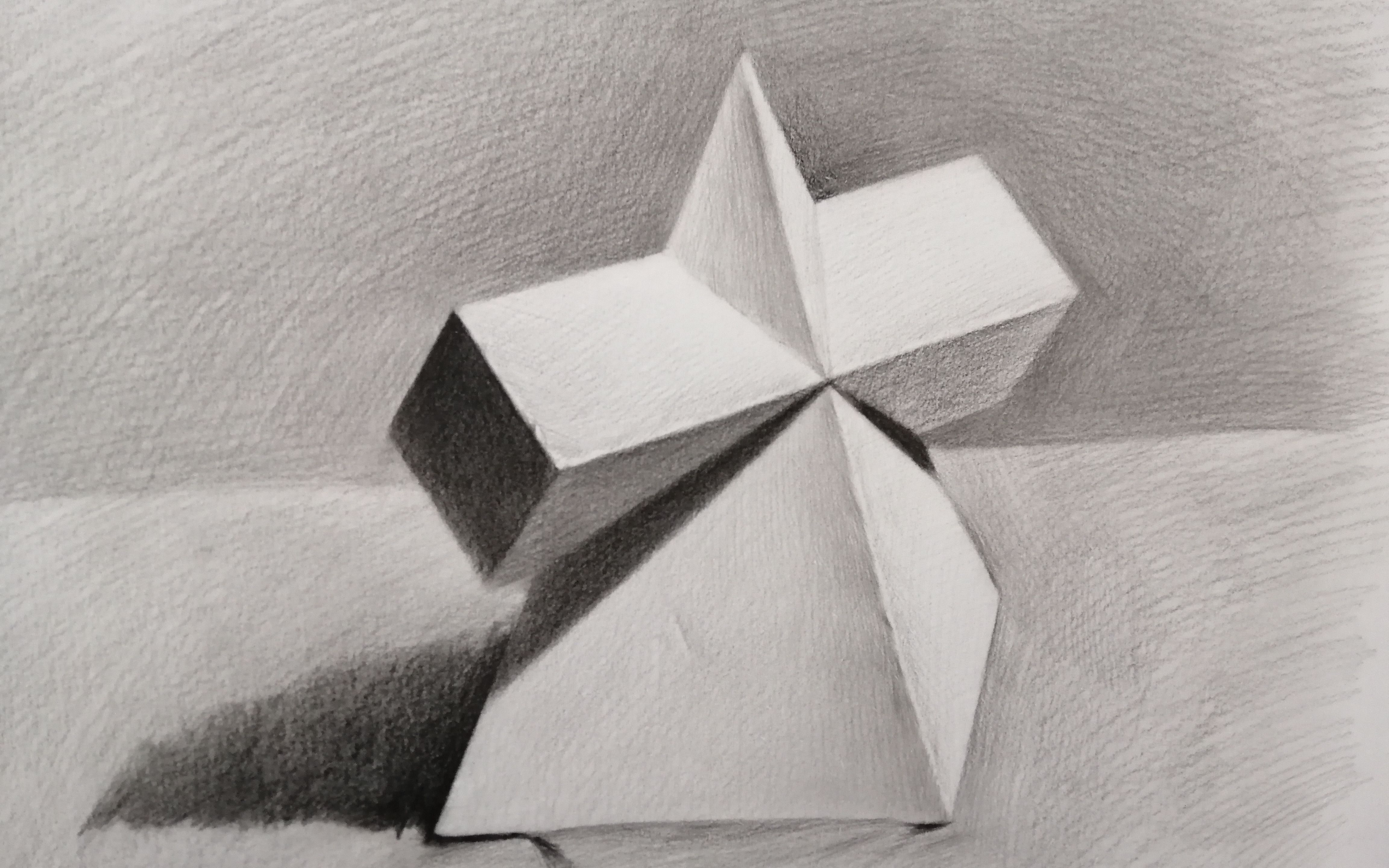 【零号素描法则】穿插体怎么打?老师:化整为零逐个击破!