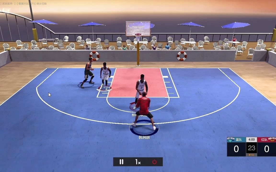 nba2konline2伯克斯突破两个布朗单手暴扣