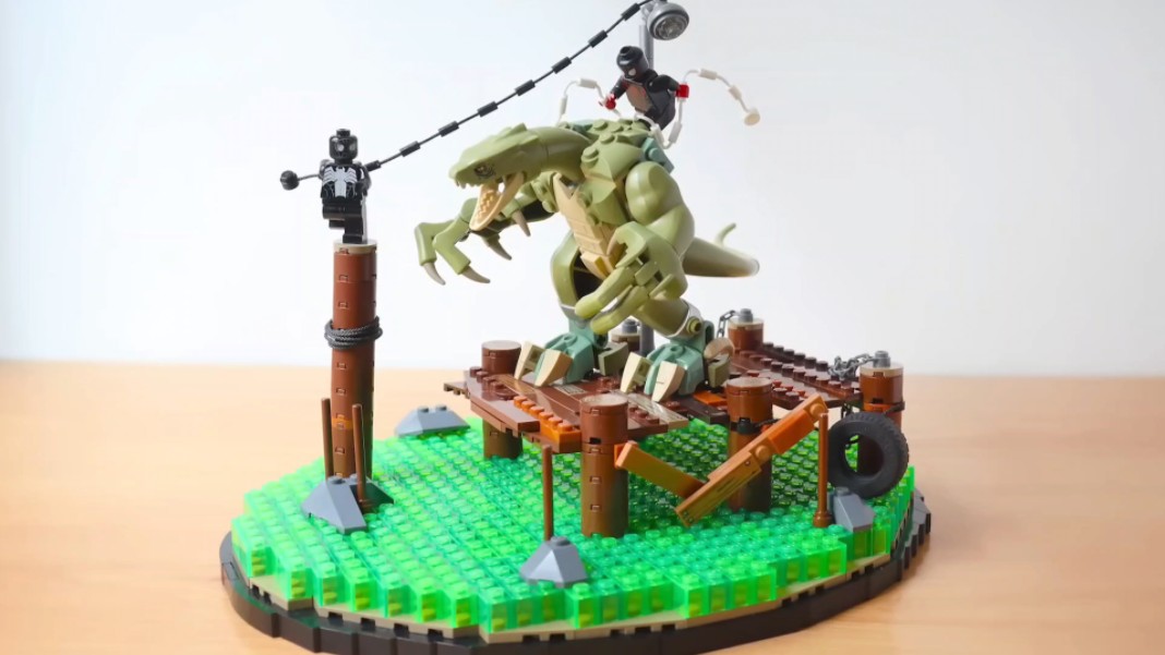 乐高 蜥蜴人vs蜘蛛侠 moc