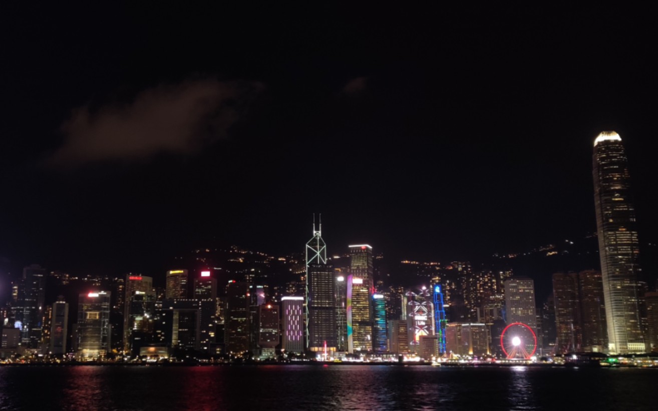 香港维多利亚港夜景