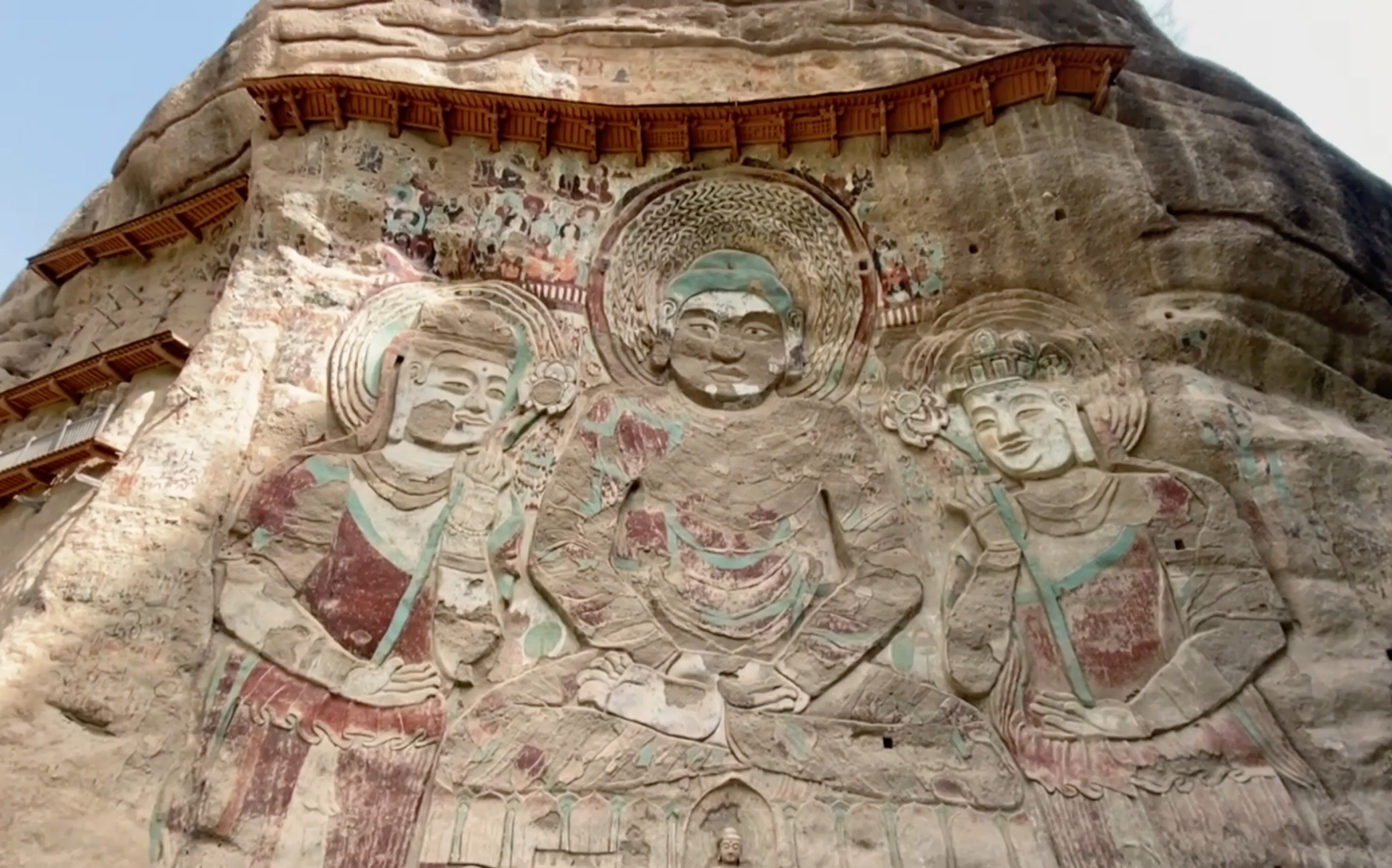 甘肃石窟艺术: 水帘洞 拉稍寺  臊子面