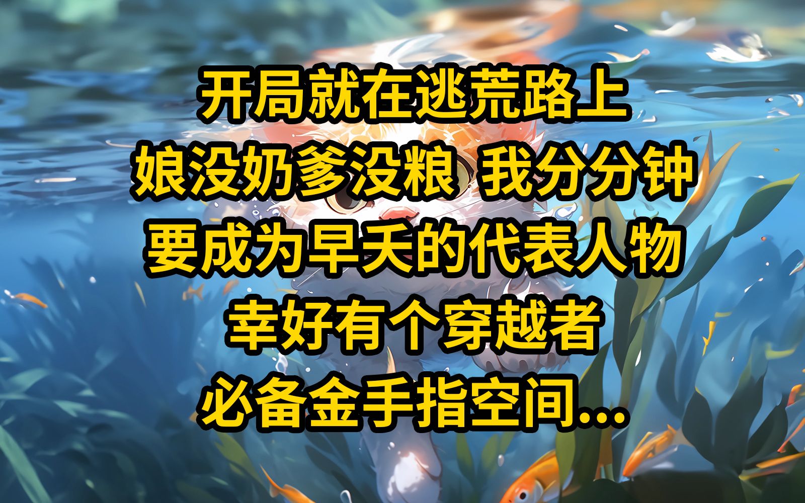 [图]《可心丫头-七猫》开局就在逃荒路上，娘没奶爹没粮，我分分钟要成为早夭的代表人物， 幸好有个穿越者必备金手指空间，看我小手一挥，没奶吃，咱就捡奶山羊，没饭吃咱就抓