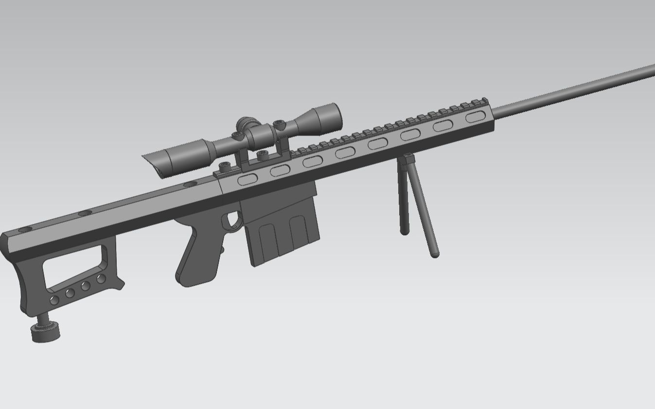 狙击步枪动画 ug实战营