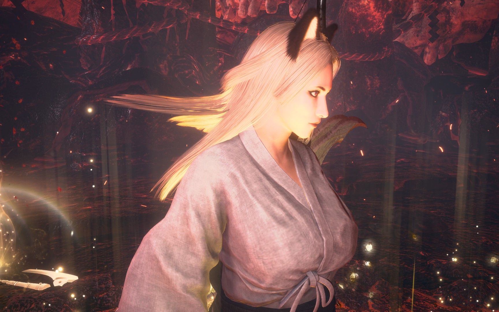 仁王2奈落狱深层三猫诛仙阵vs土蜘蛛女天狗