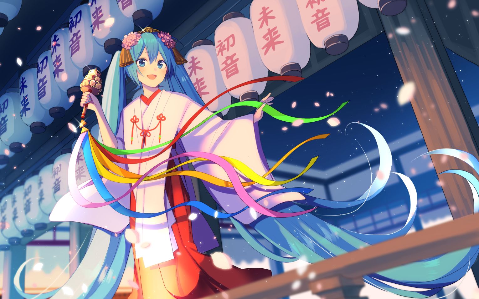 初音的青葱壁纸图片