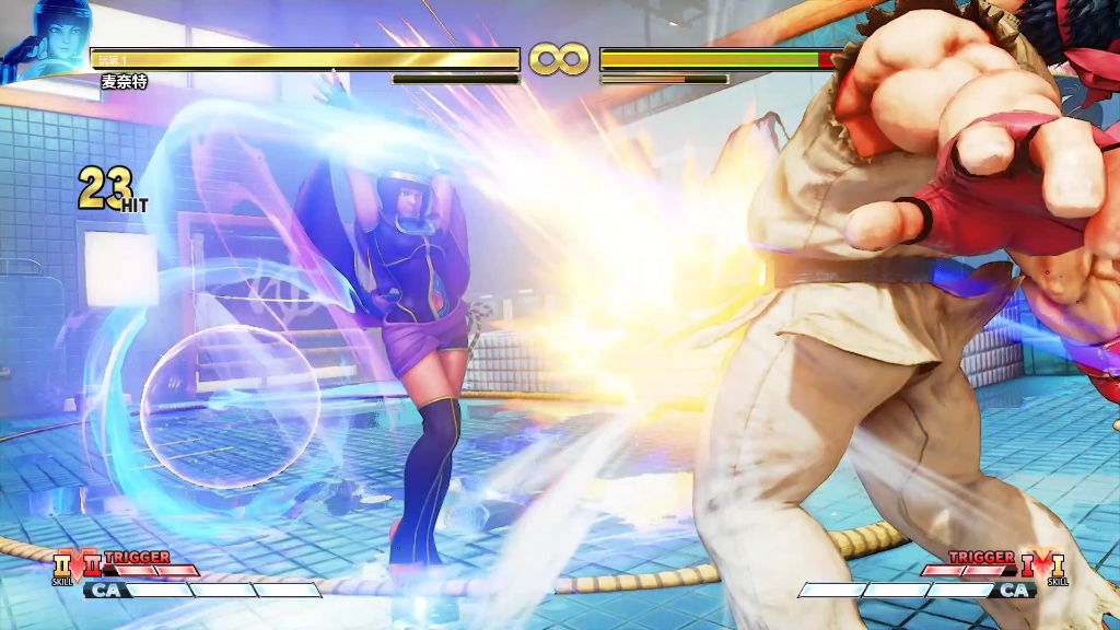 街霸5麦奈特最简单vs2 vt2练习