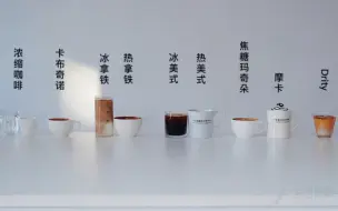 下载视频: 咖啡馆常见菜单标准配方