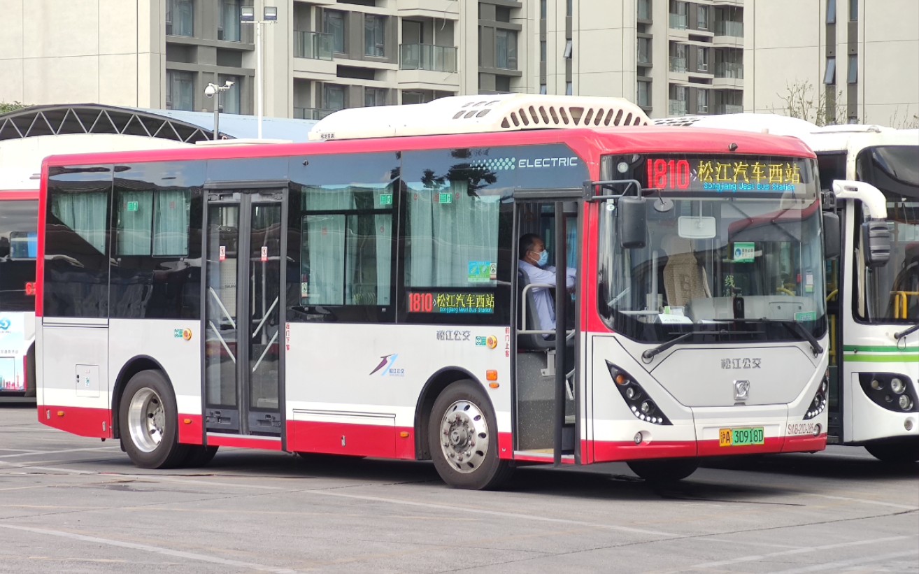 搭载唱歌电机的新车! 松江公交 swb6868bev82g运行实录