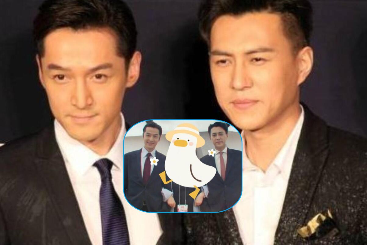 胡歌靳东罕合影,俩大男神被女生挽着手臂,网友:想魂穿那个女生