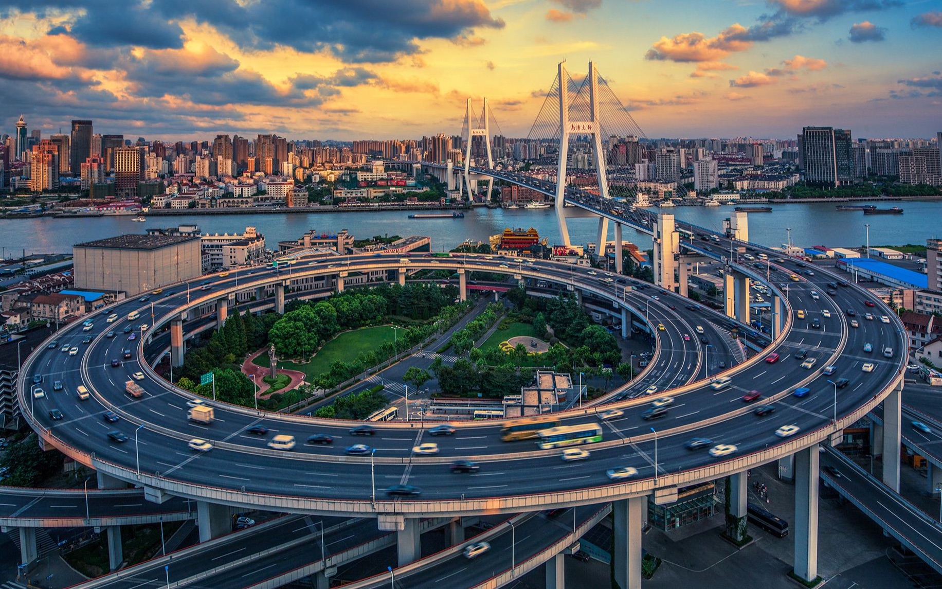 乘轮渡带你游上海南浦大桥_哔哩哔哩_bilibili