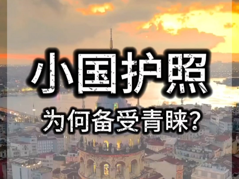 小国护照,为何备受青睐?#护照 #移民#土耳其#海外身份规划哔哩哔哩bilibili