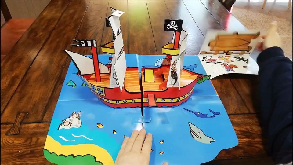 [图]【肥子宝】小鼠波波的海盗船 Maisy's Pirate Ship 立体书