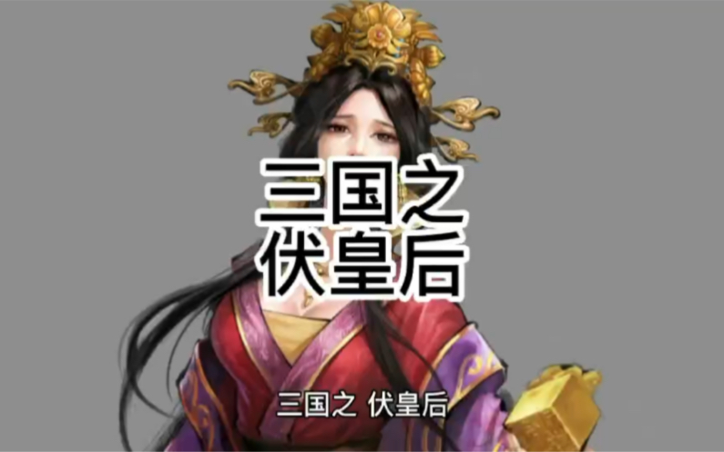 【三国知名女性】 伏皇后哔哩哔哩bilibili